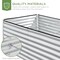 Best Choice Products 6x3x2ft Outdoor Metal Raised Garden Bed, Planter Box for Vegetables, Flowers, Herbs